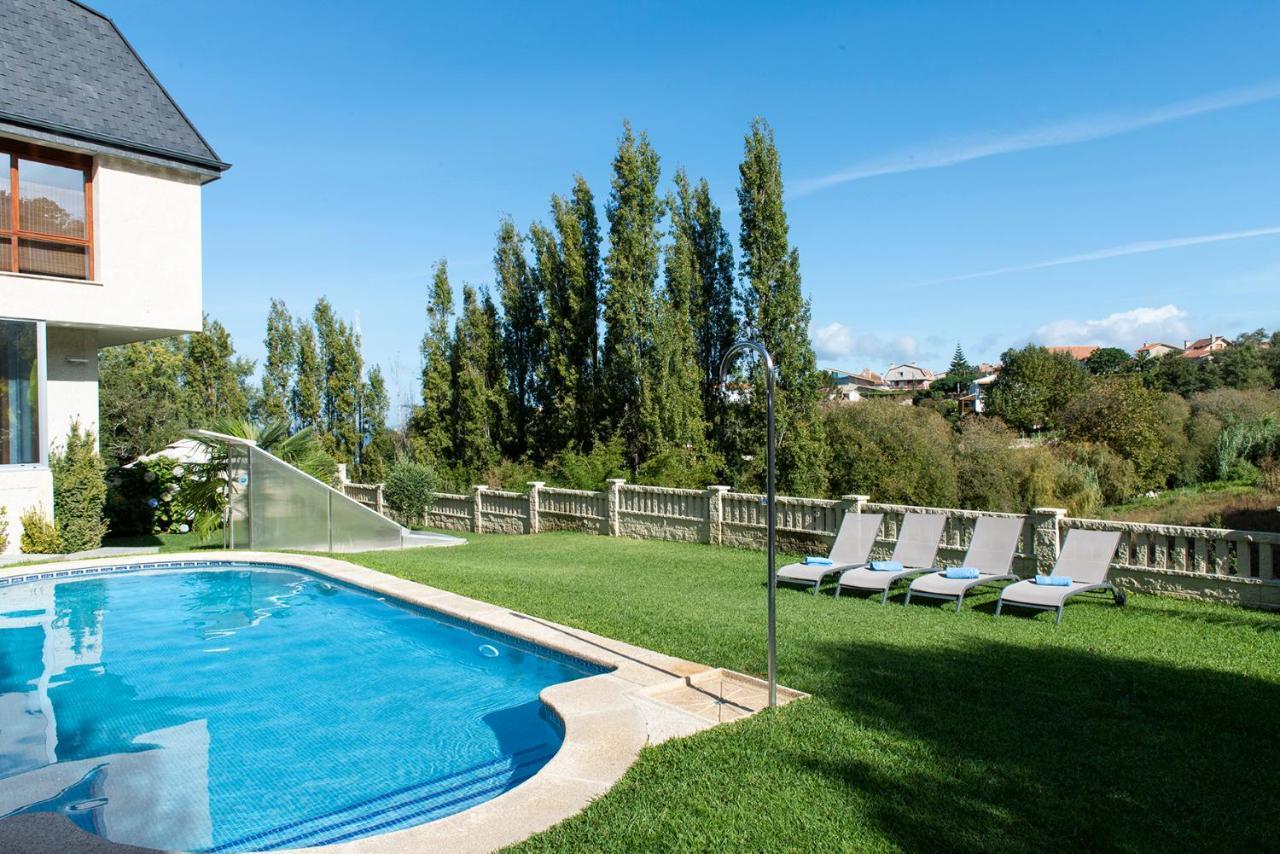 Villa Casa El Castanal Con Piscina Privada Vigo Esterno foto