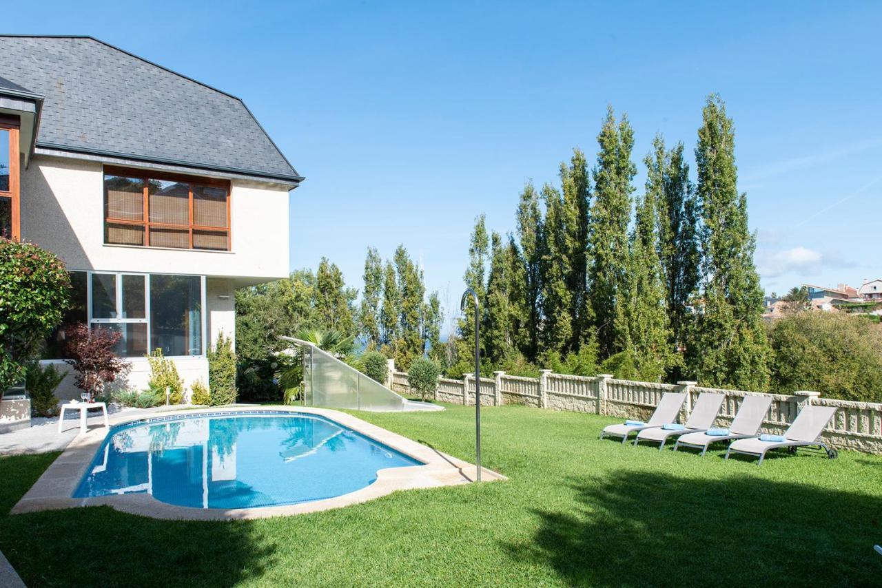Villa Casa El Castanal Con Piscina Privada Vigo Esterno foto