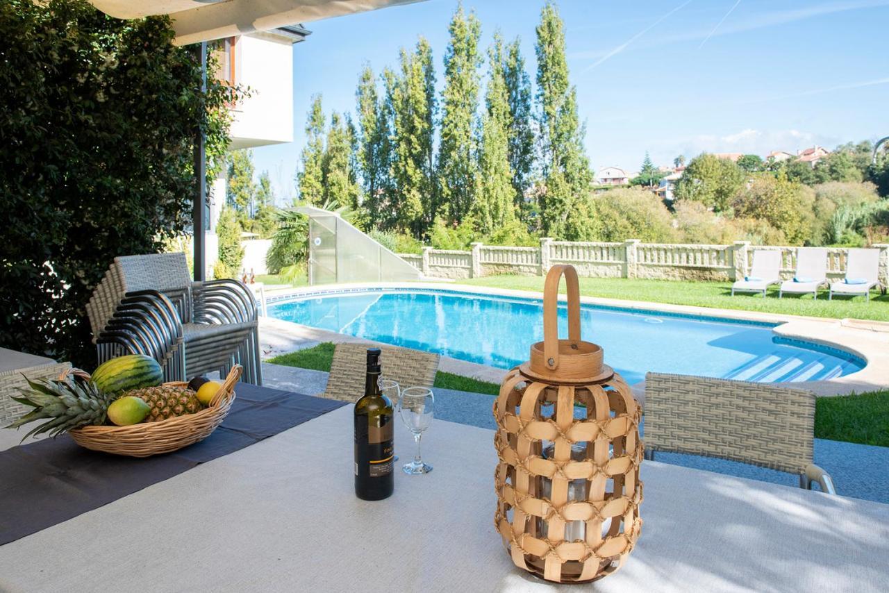 Villa Casa El Castanal Con Piscina Privada Vigo Esterno foto